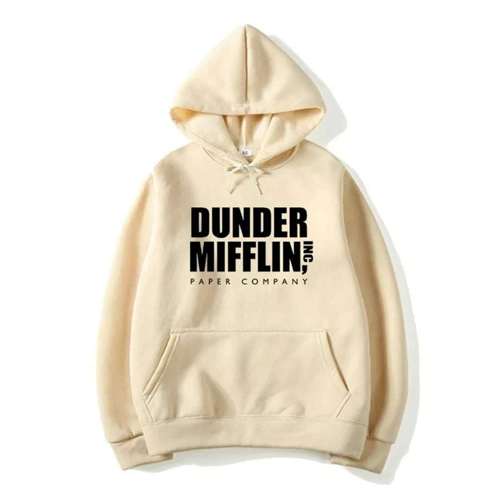 Paper Hoodie Dwight Schrute Sweatshirt Men Women Hoodies Casual Pullover Hooded Sweater