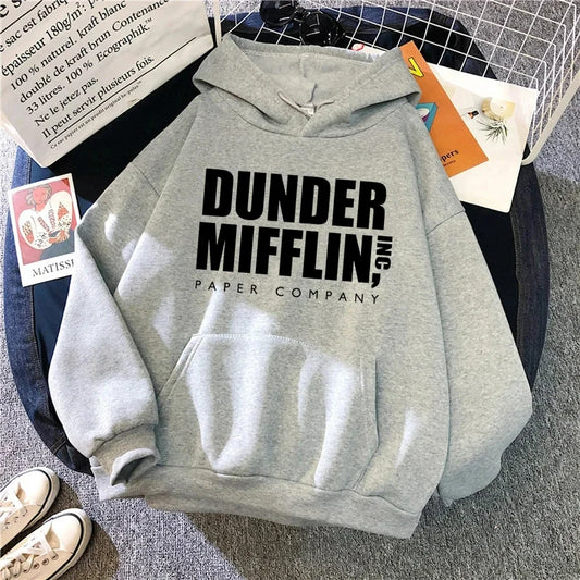 2025 The Office Dunder Mufflin INC Paper Hoodie Dwight Schrute Sweatshirt Men Women Hoodies Casual Pullover Hooded Sweater